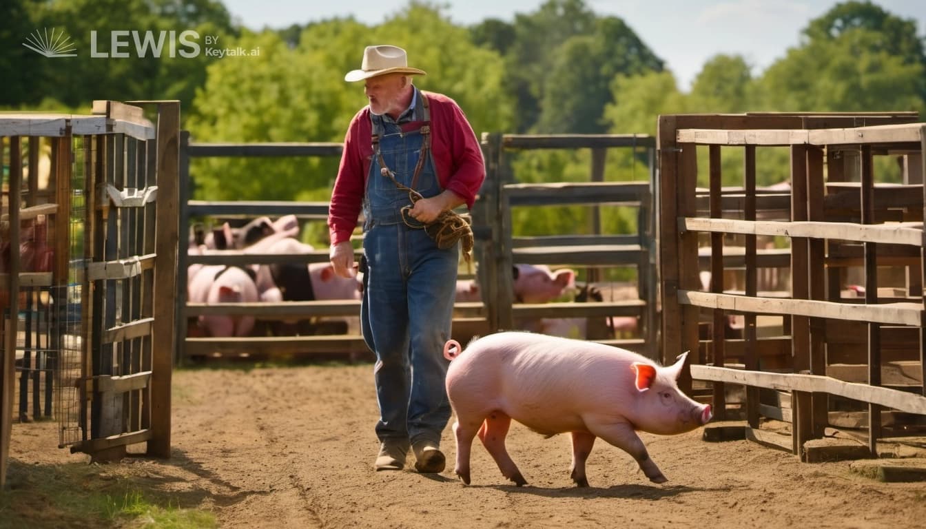 "Blue Ribbon Rebellion: A Tale of Wit and Swine"