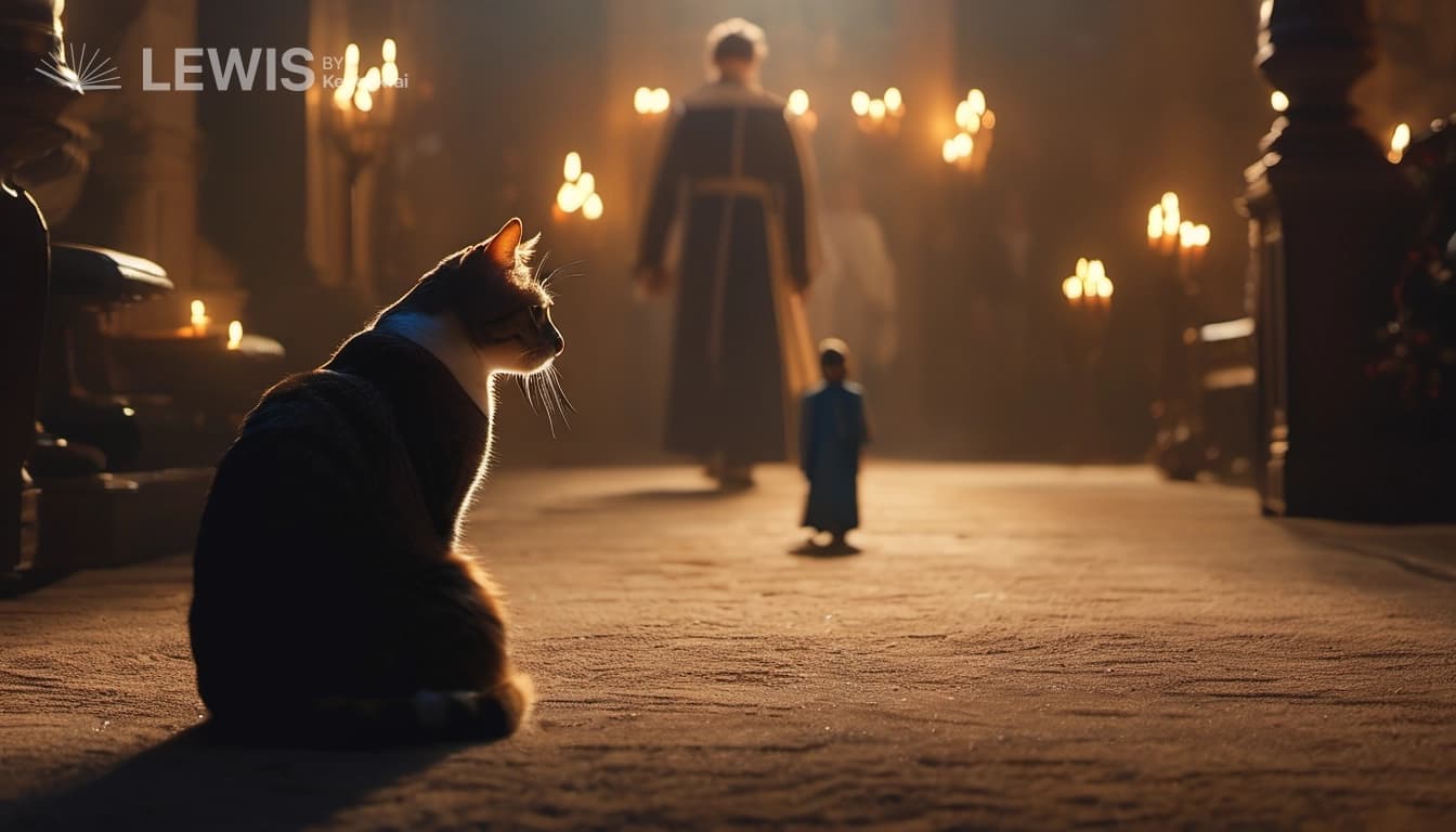 "Guardians of the Miraculous Cat: A Journey of Faith and Resilience"