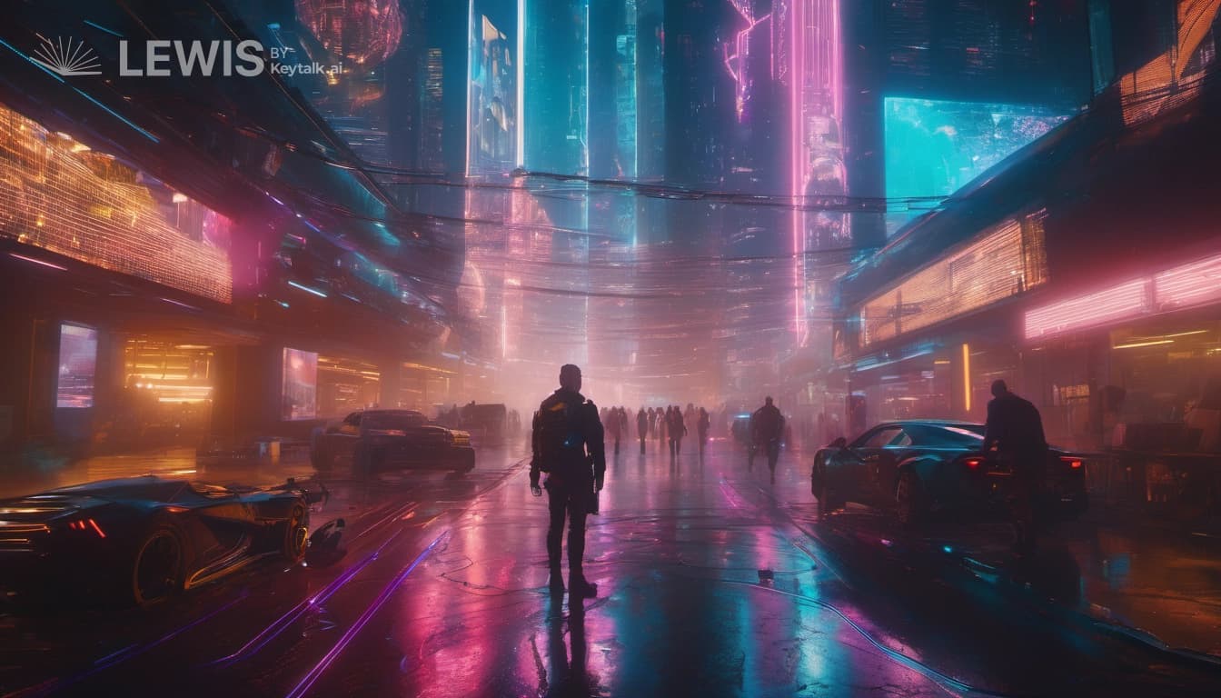 "Virtual Veil: A Cyberpunk Odyssey"