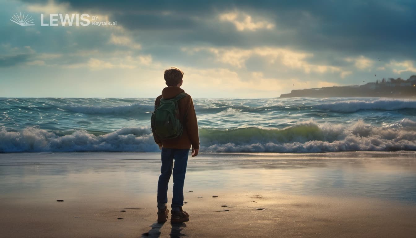 "Echoes of the Sea: A Tale of Grief and Redemption"