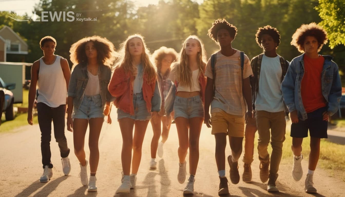 "Summer Shadows: Navigating Friendship, Love, and Loyalty in a Small Town"