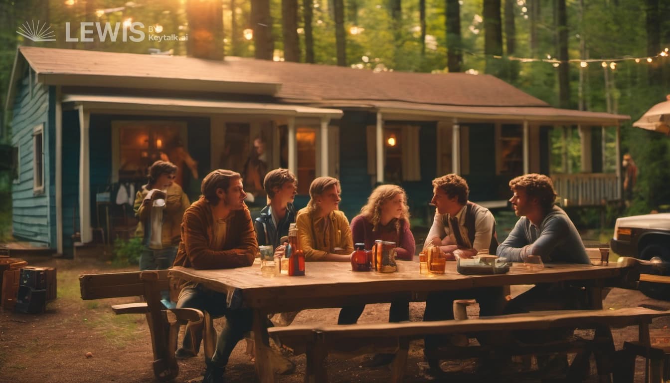 "Nostalgia's Revival: A Summer Camp Reunion"