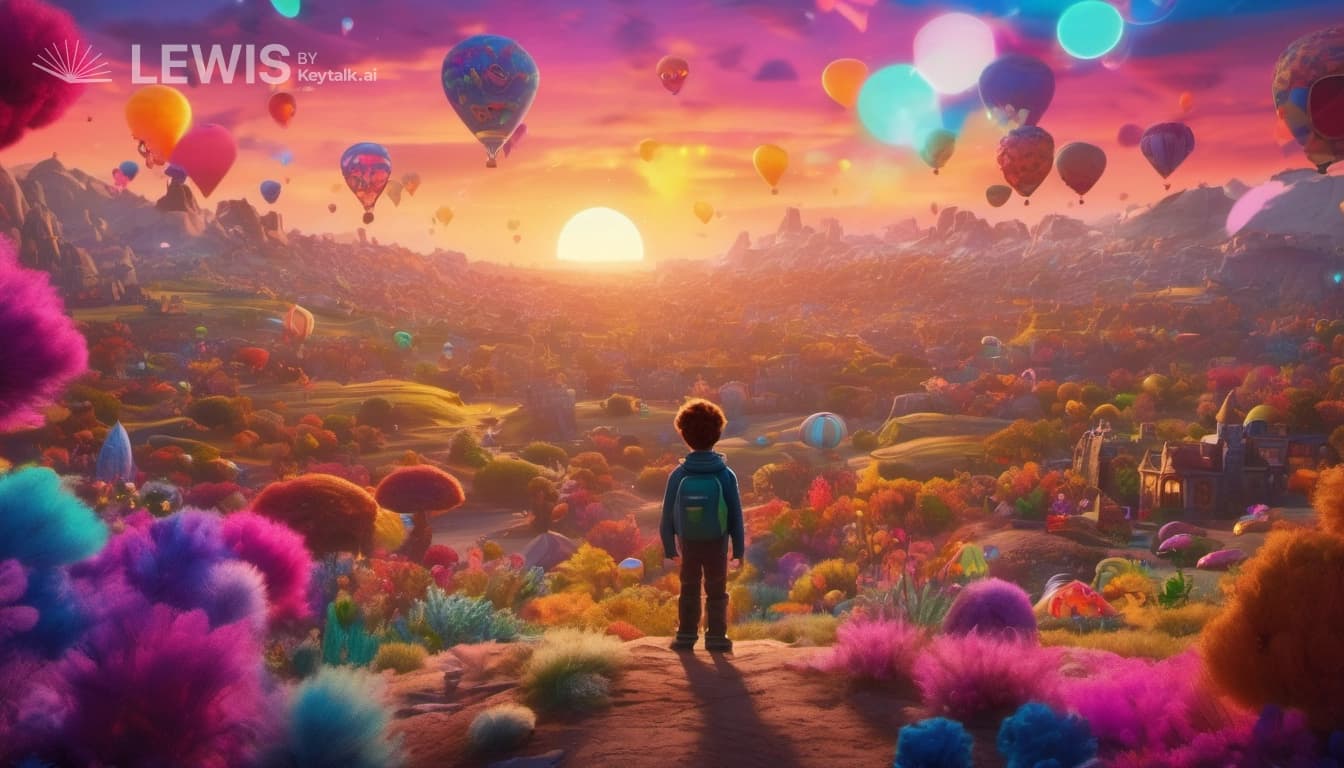 "Ziggy Zany's Colorful Quest: A Cartoon Universe Adventure"