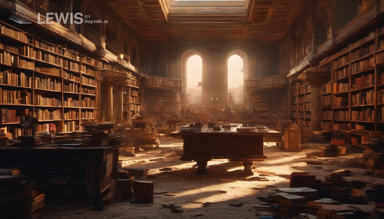 The Philosopher's Dilemma: Echoes of the Library