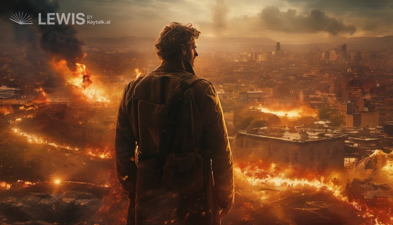 "The Artist's Revelation: A Journey Through the Apocalypse"