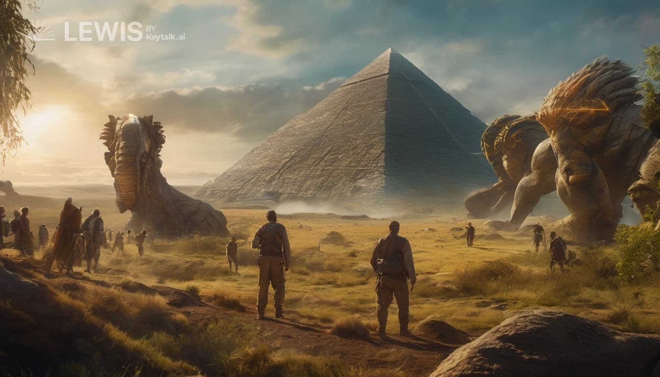 "The Ethereal Clash: Unearthing the Ancient Civilization"