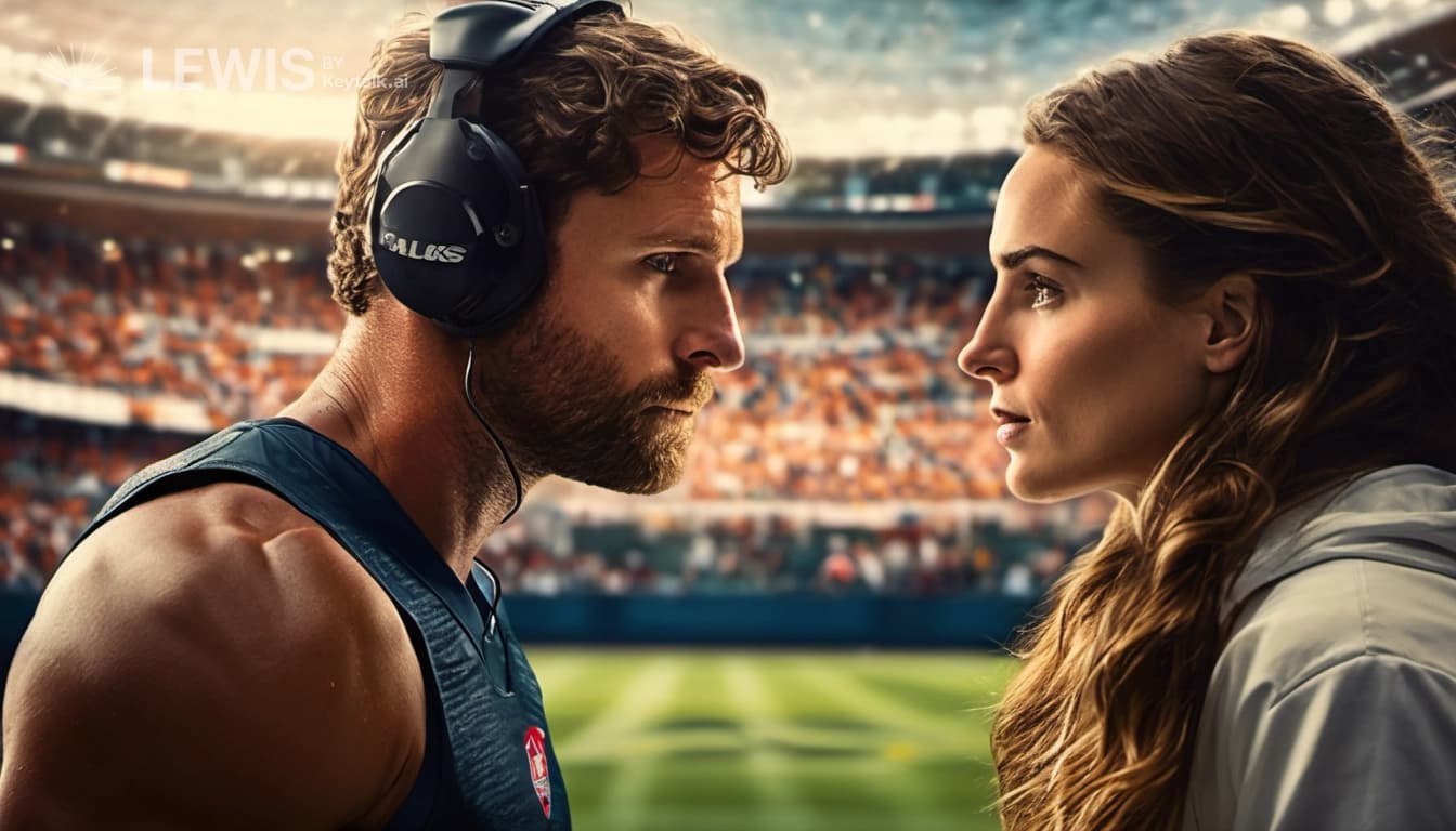 "Whirlwind Romance: Love and Ambition in Sports Journalism"