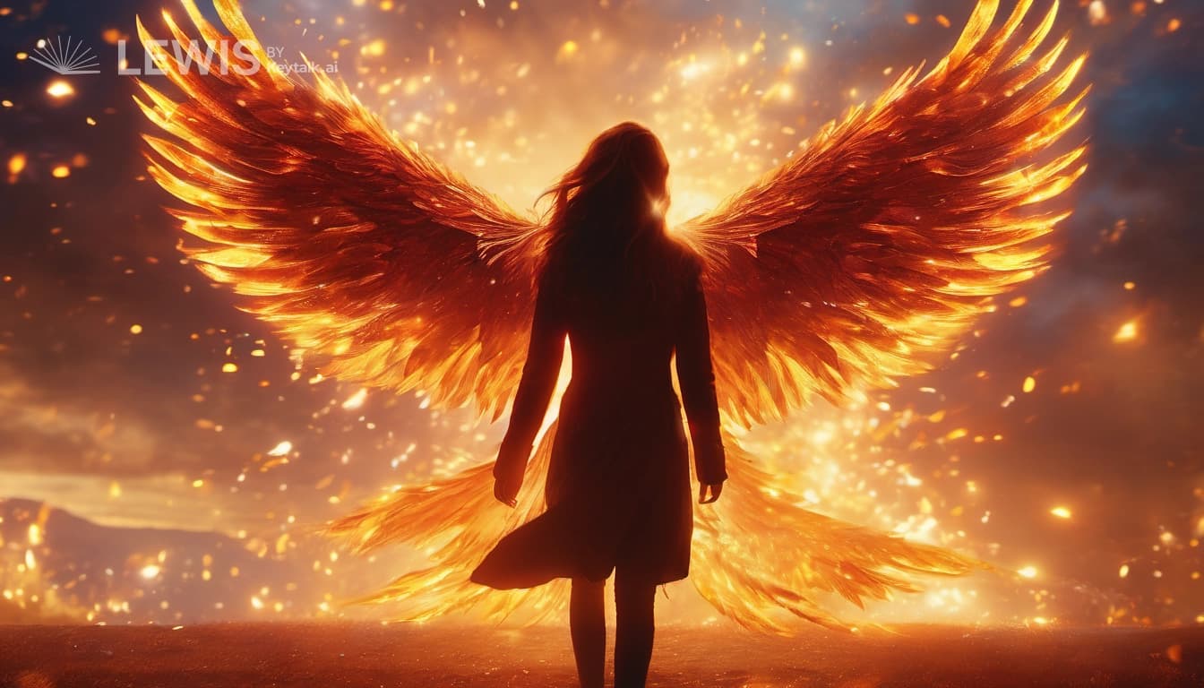 "Phoenix's Embrace: A Tale of Eternal Hope"