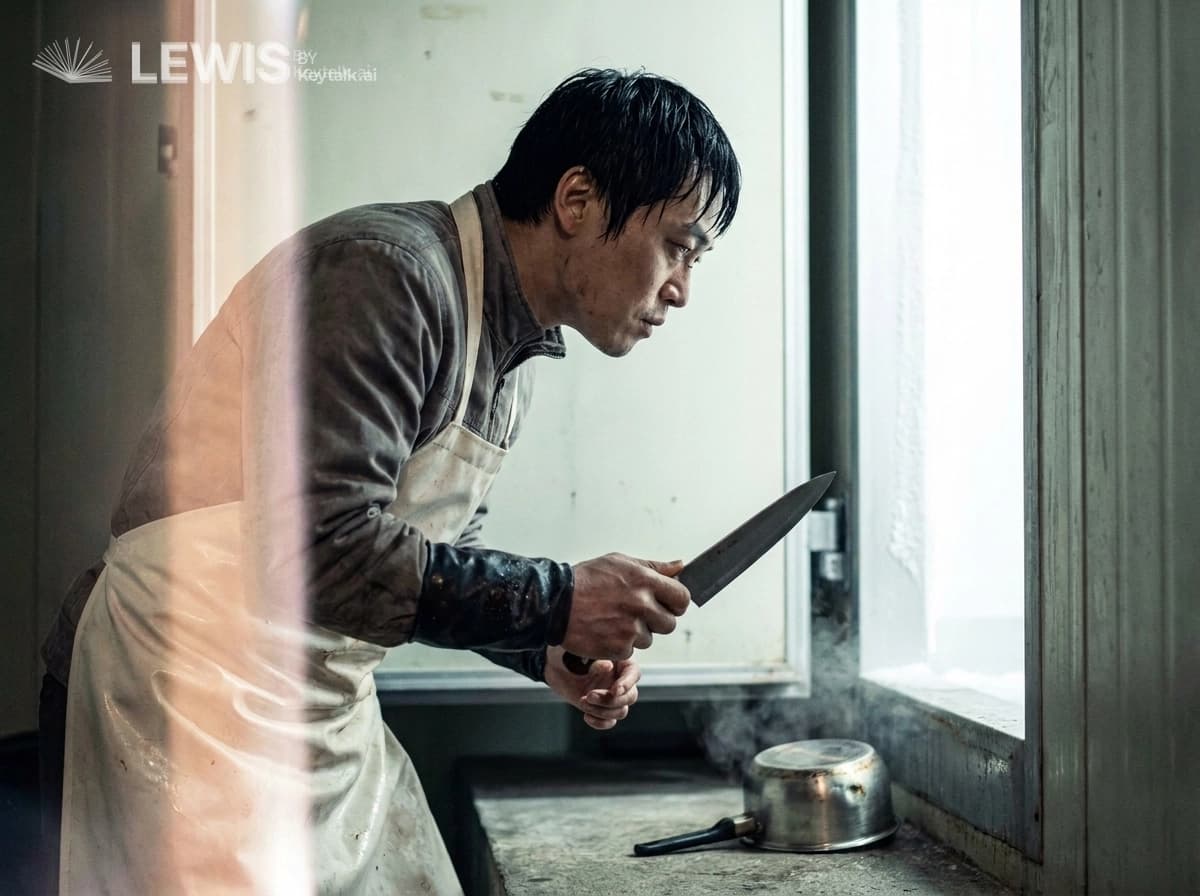 냄비가 문 앞에 놓일 때