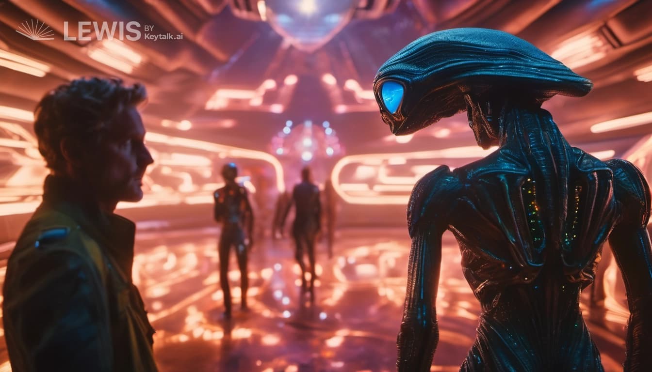 "Entwined Destinies: A Cosmic Tale of Love and Survival"