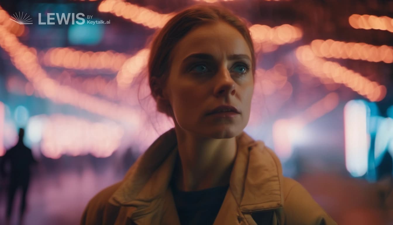 "Perception's Labyrinth: A Dystopian Journey"
