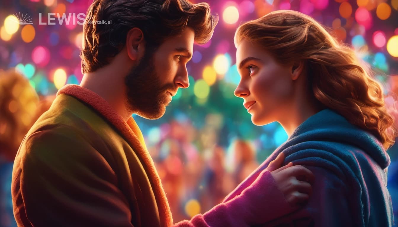 "Whimsy and Whispers: A Cartoon Universe Love Story"