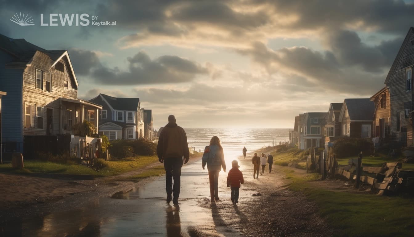 Tides of Unity: A Coastal Town's Struggle Against Rising Seas