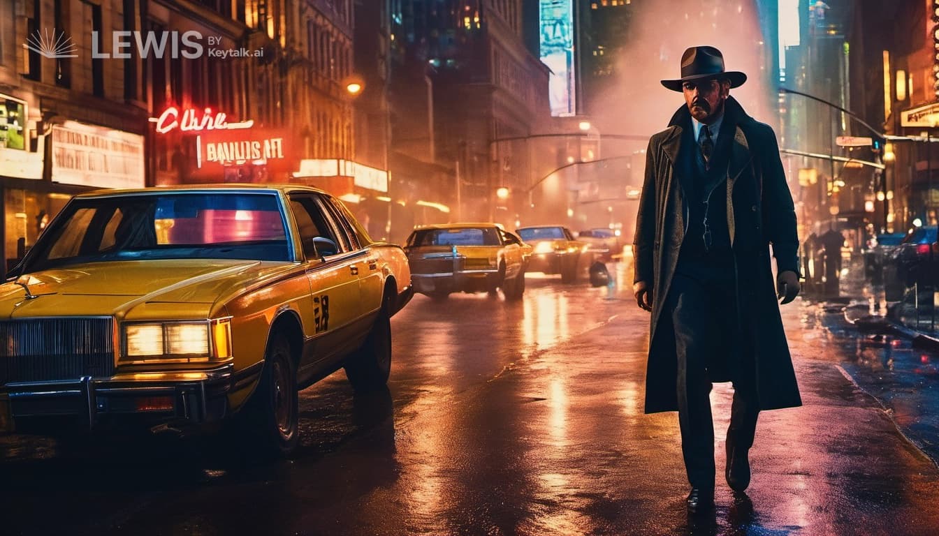 "The Enigmatic Pursuit: A Tale of Justice and Intrigue in a Crime-Infested Metropolis"