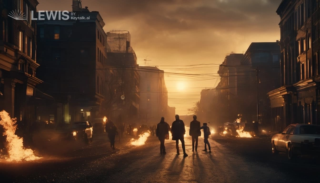 "Unraveling Unity: A Humorous Journey through Societal Collapse"